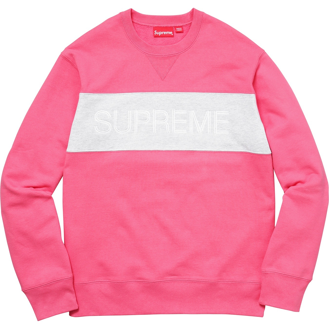 Zig Zag Stitch Panel Crewneck view 4